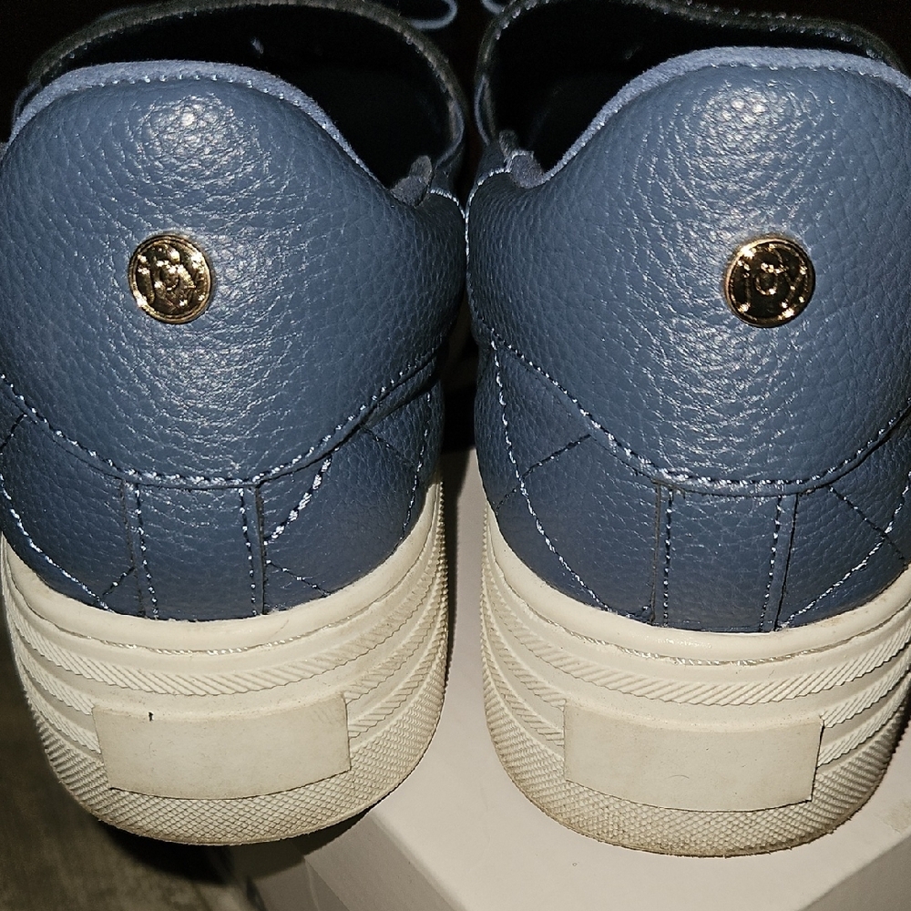 Joy Mangano Blue Slip-On Sneakers - Picture 5 of 7
